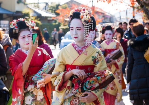 Japonsko, Gejši v Kjóto