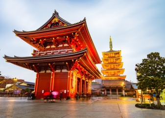 Tokio, chrám Asakusa