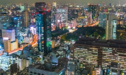 Tokio v noci, Japonsko